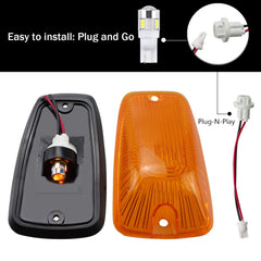 Tresound amber T10 LED bulbs for roof markers on Chevy/GMC pickups