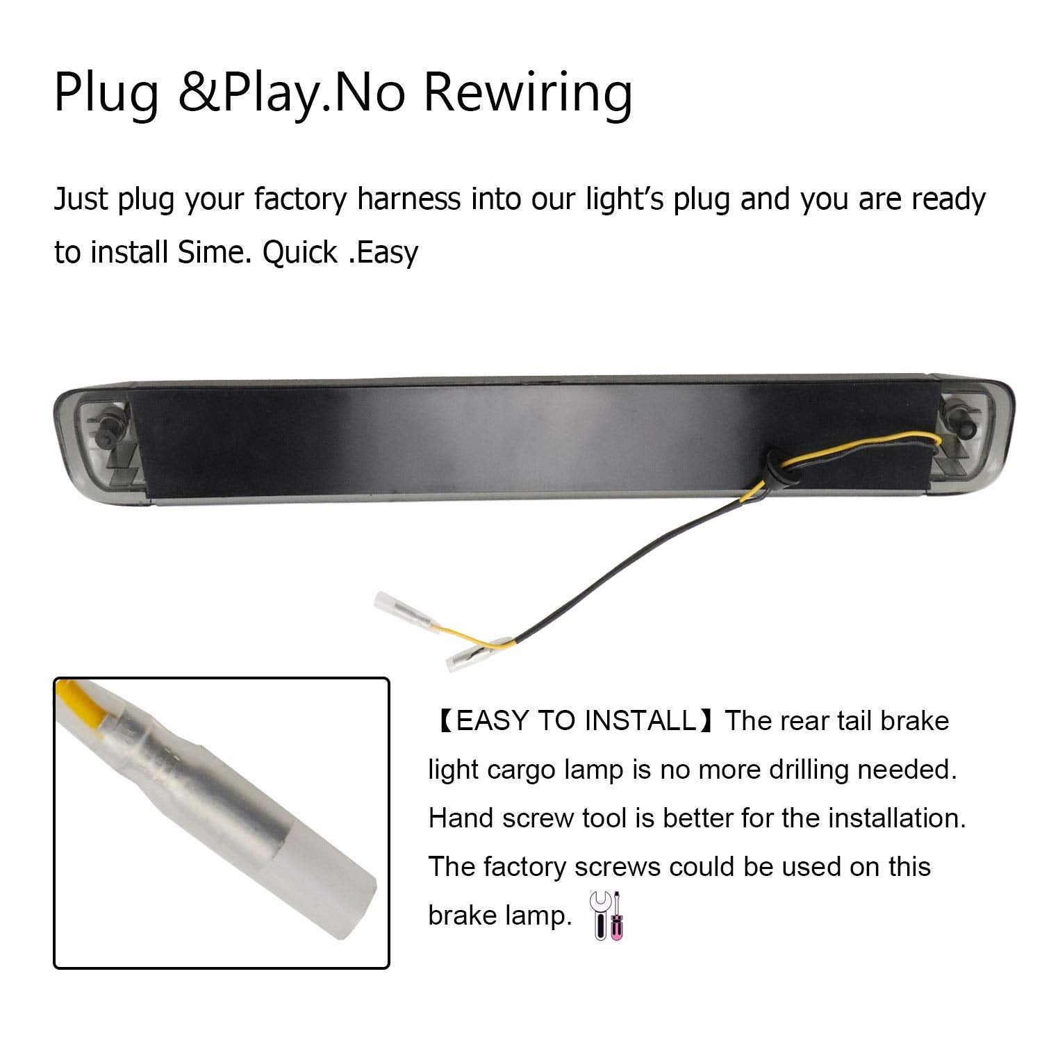 Tresound brake light installation is plug-and-play for DIYers.