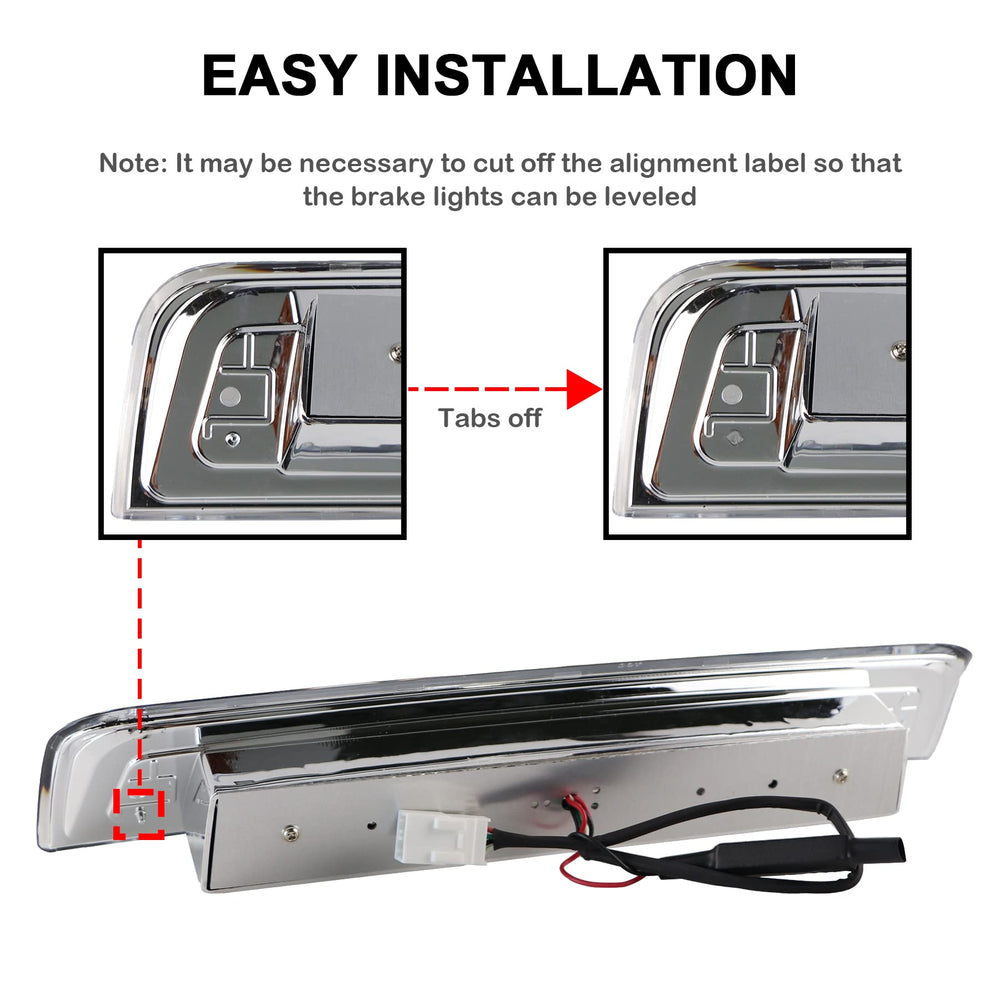 Tresound 3rd brake light installation view ready for mounting on Dodge Ram.