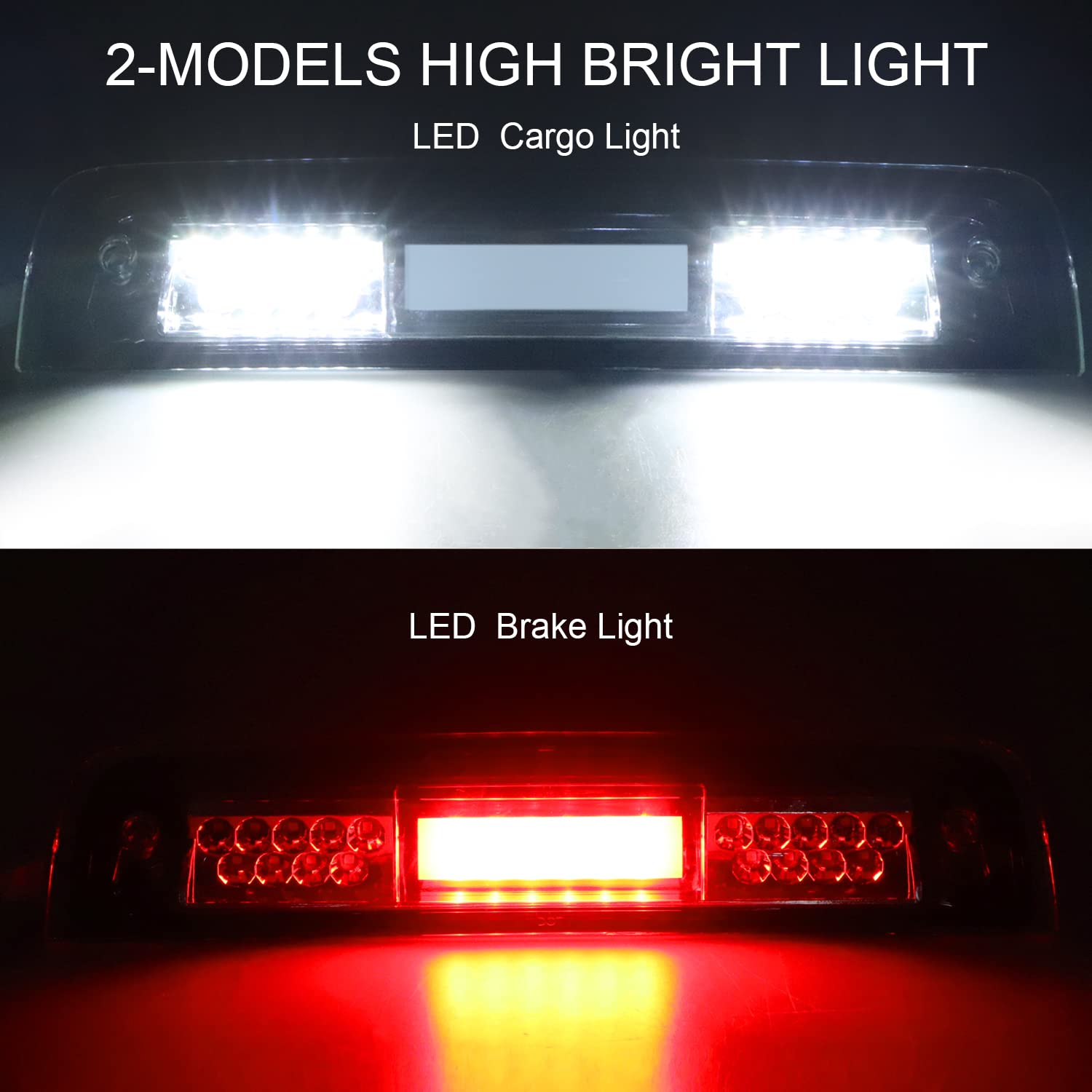 Waterproof Tresound 3rd brake light design protects against rain and snow