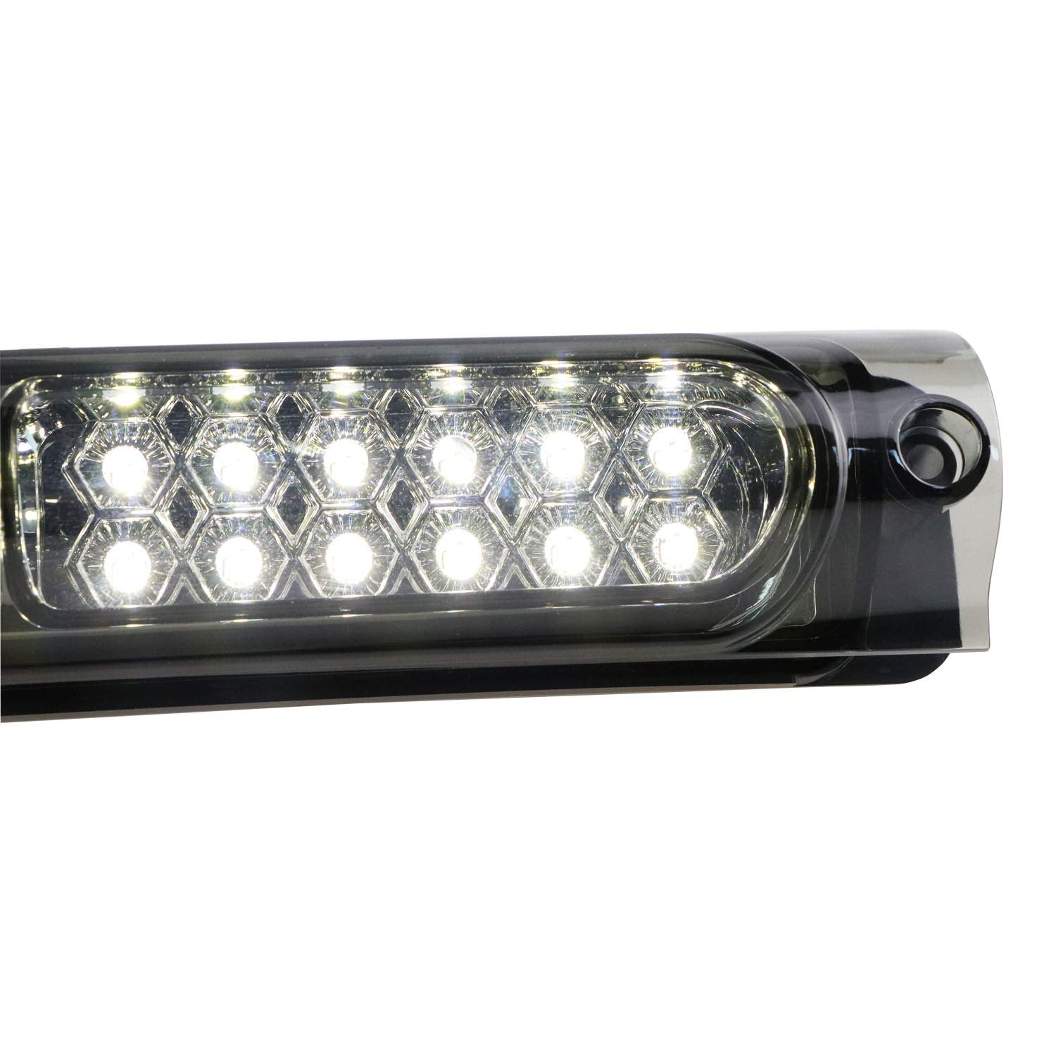 Tresound smoked lens LED bar enhances rear visibility with a stylish finish