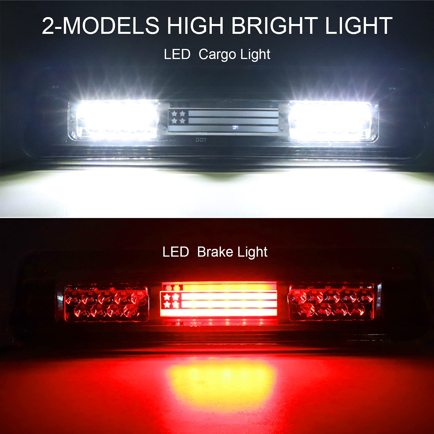 Tresound LED third brake light on Explorer smoked lens enhancing brake signal at night