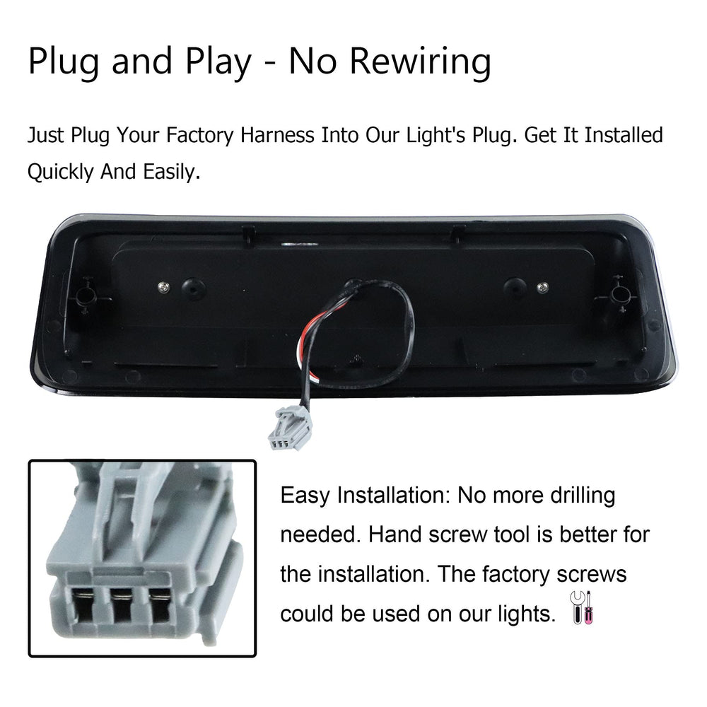 Tresound LED third brake light installation view for quick, clean upgrade