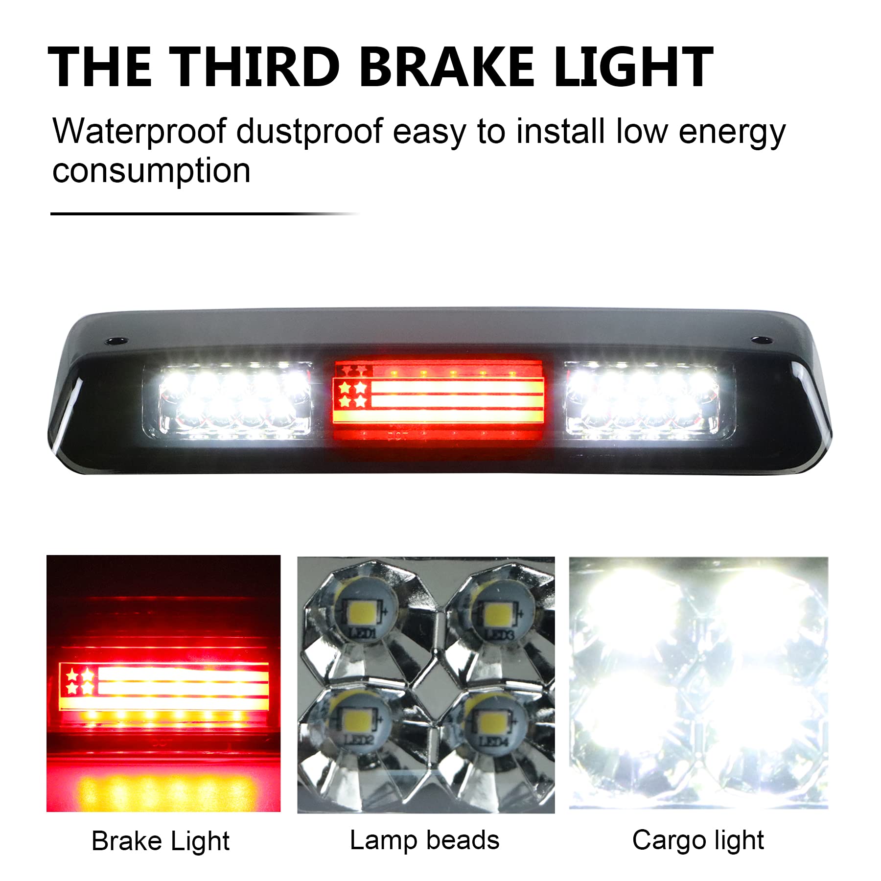Tresound LED third brake light waterproof ABS design boosts reliability in rain
