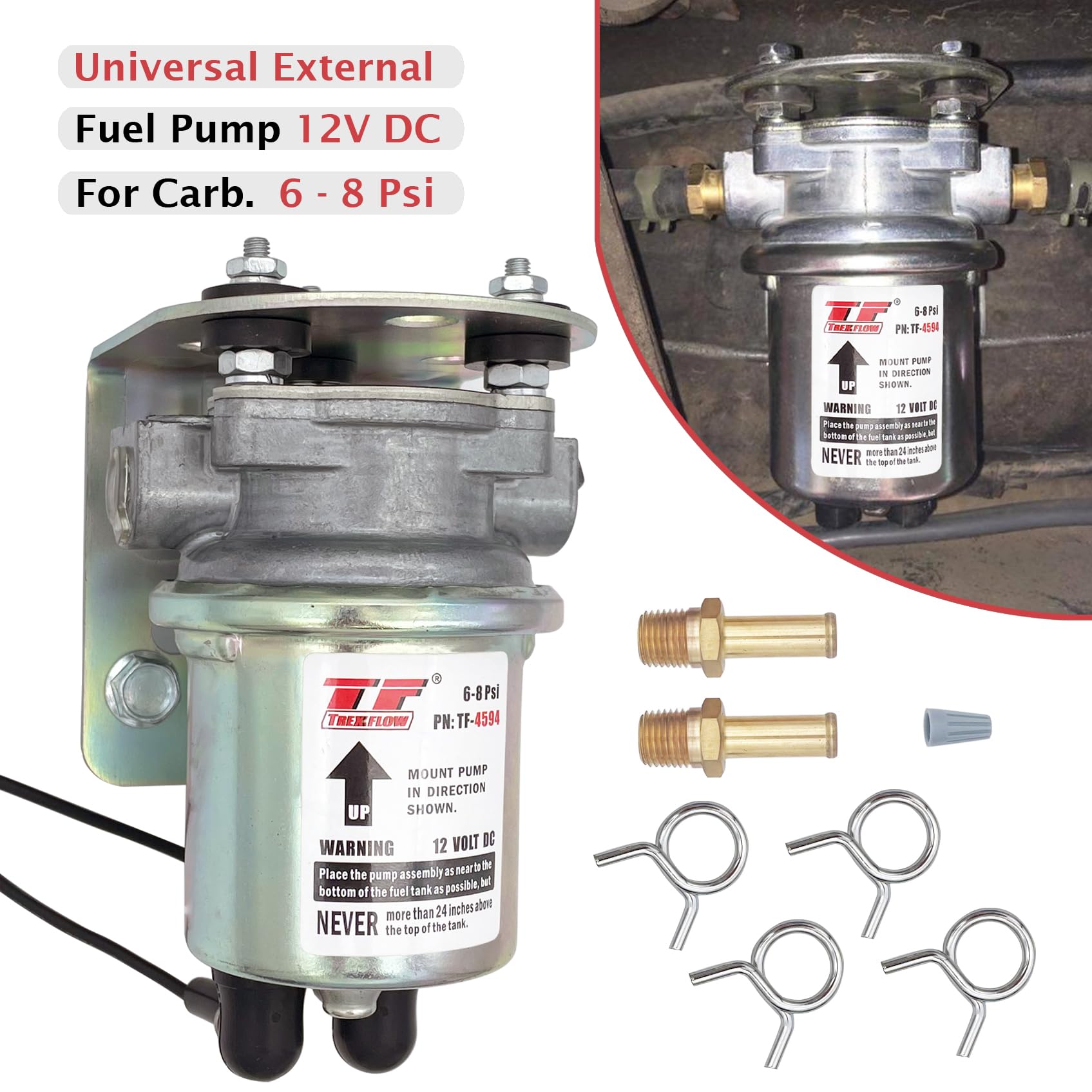 TREXFLOW TF quality control certified pump for reliable automotive use.