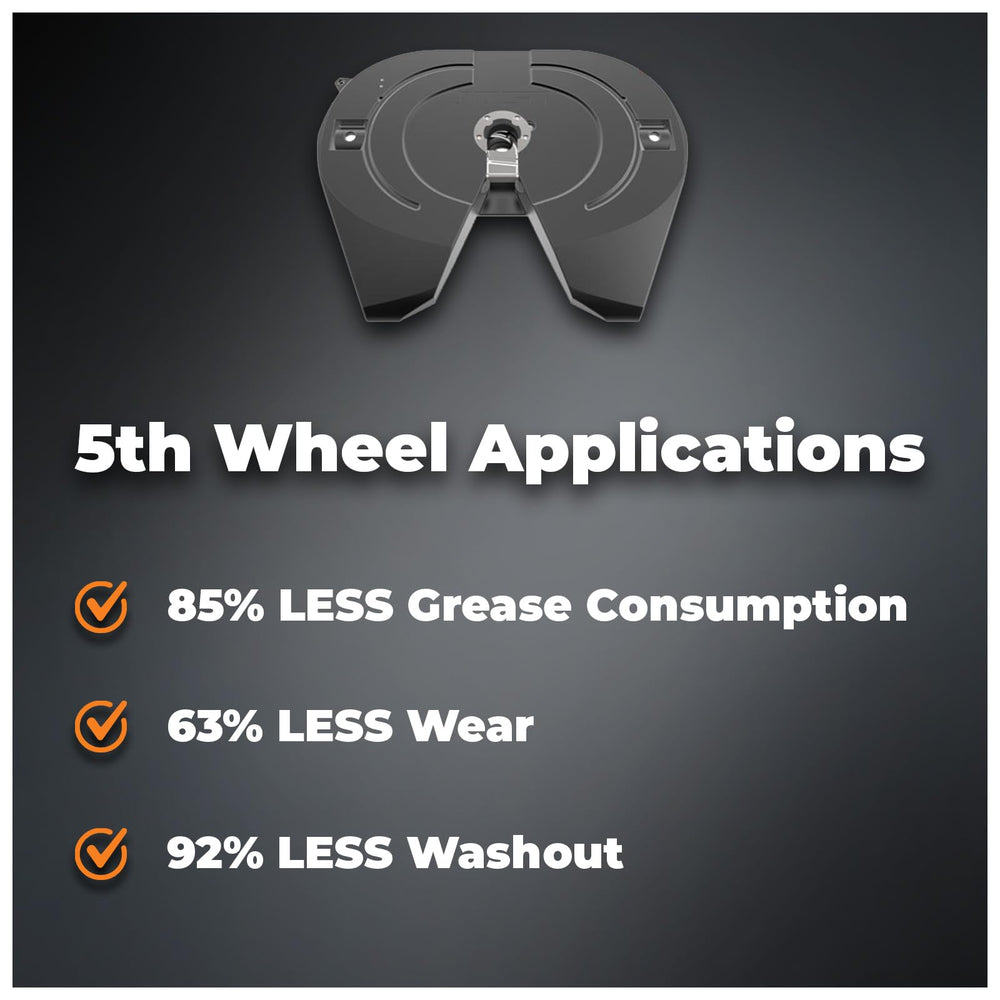 TRIAX Spheron grease applied to 5th wheel lubrication