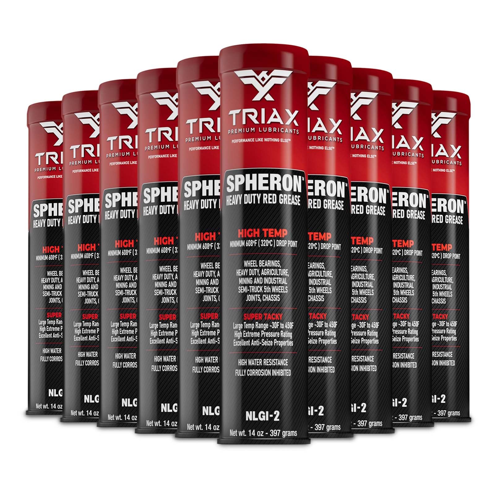 TRIAX Spheron grease tube 14oz pack ideal for heavy‑duty lubrication
