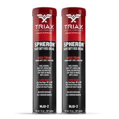 Triax Spheron grease tube 2-pack ready for heavy-duty lubrication tasks.