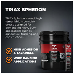 TRIAX Spheron grease shows waterproof stability in moist environments