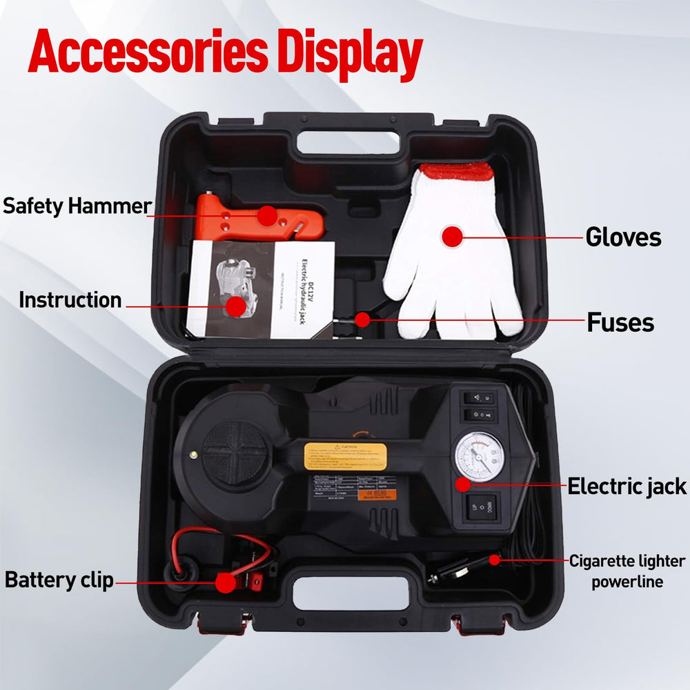 Trihelper jack lifting an SUV with smooth, precise control
