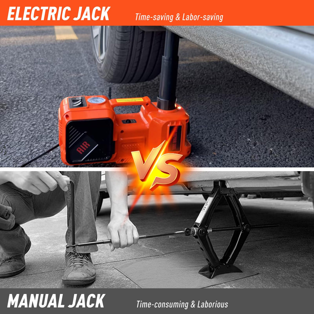 Trihelper LED tire-change light brightens work area for night repairs.