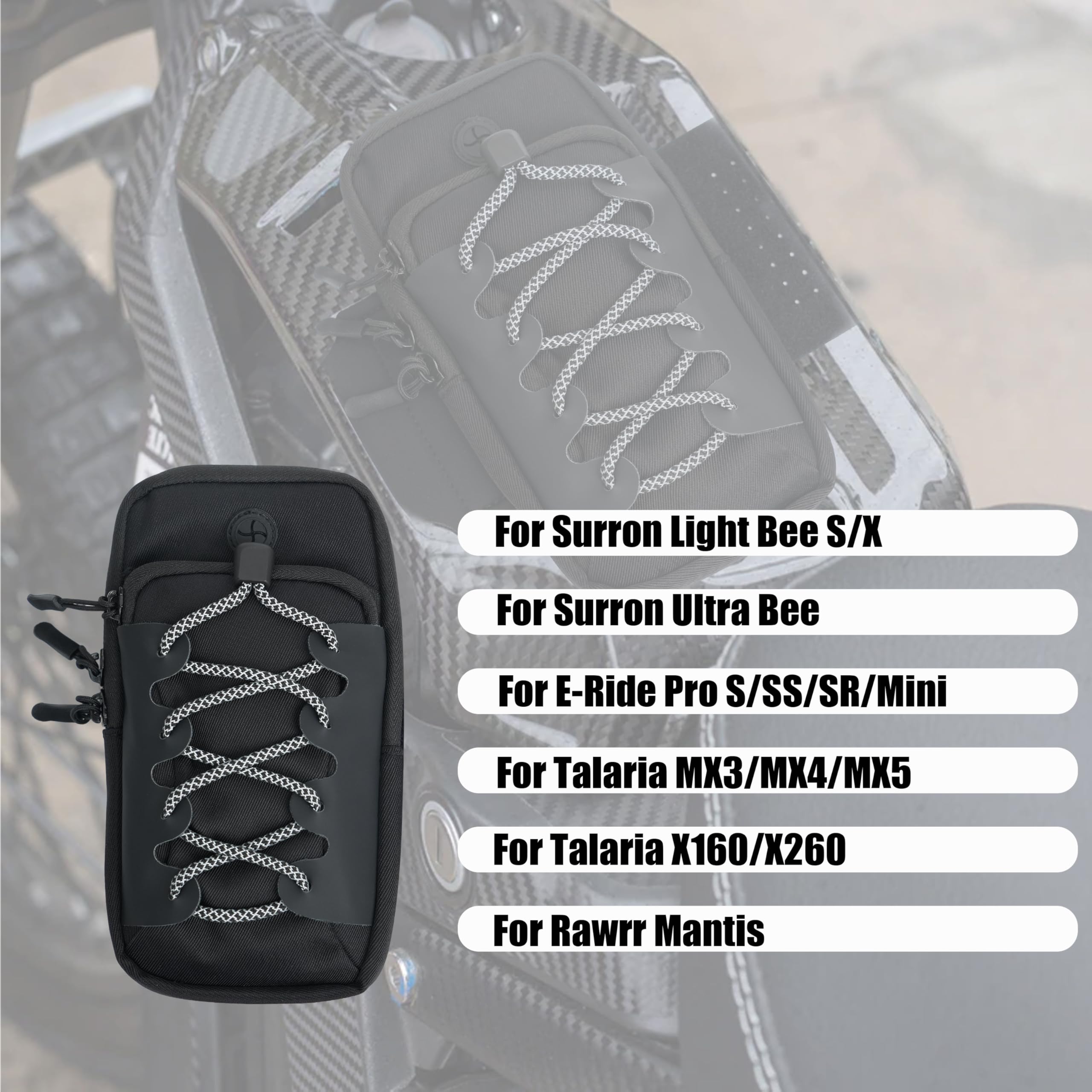 TRILVIX arm strap with reflective trim improves night visibility for safer riding.