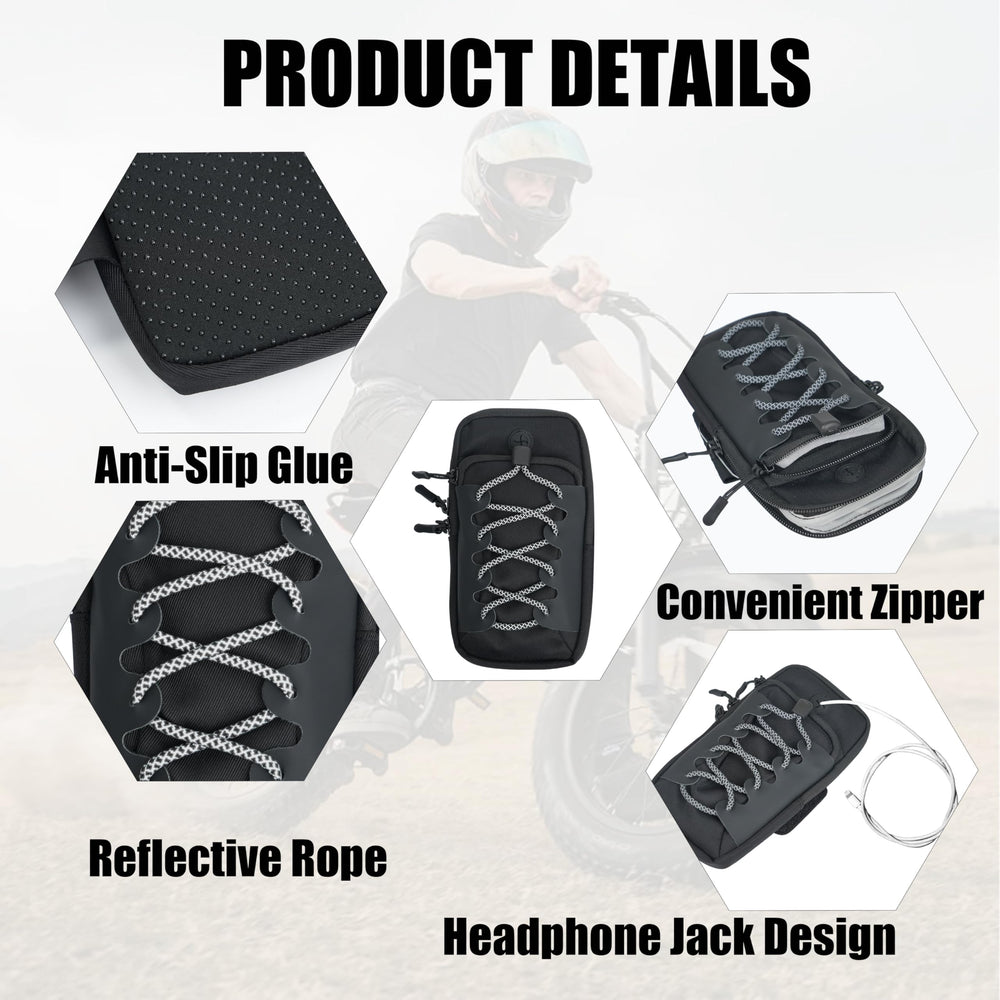 TRILVIX durable, water-repellent nylon resists mud and rain on rugged trails.