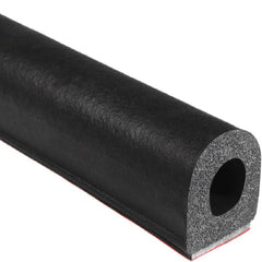 TRIM-LOK D-shaped seal with 3M tape for reliable adhesion.