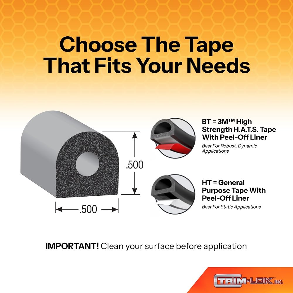 TRIM-LOK marine seal for boat hatches provides reliable water resistance.