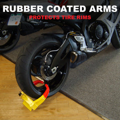 Trimax TCL65 built in chock prevents wheel movement when parked