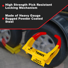 Trimax TCL65 rugged powder coated steel for durable outdoor trailer security