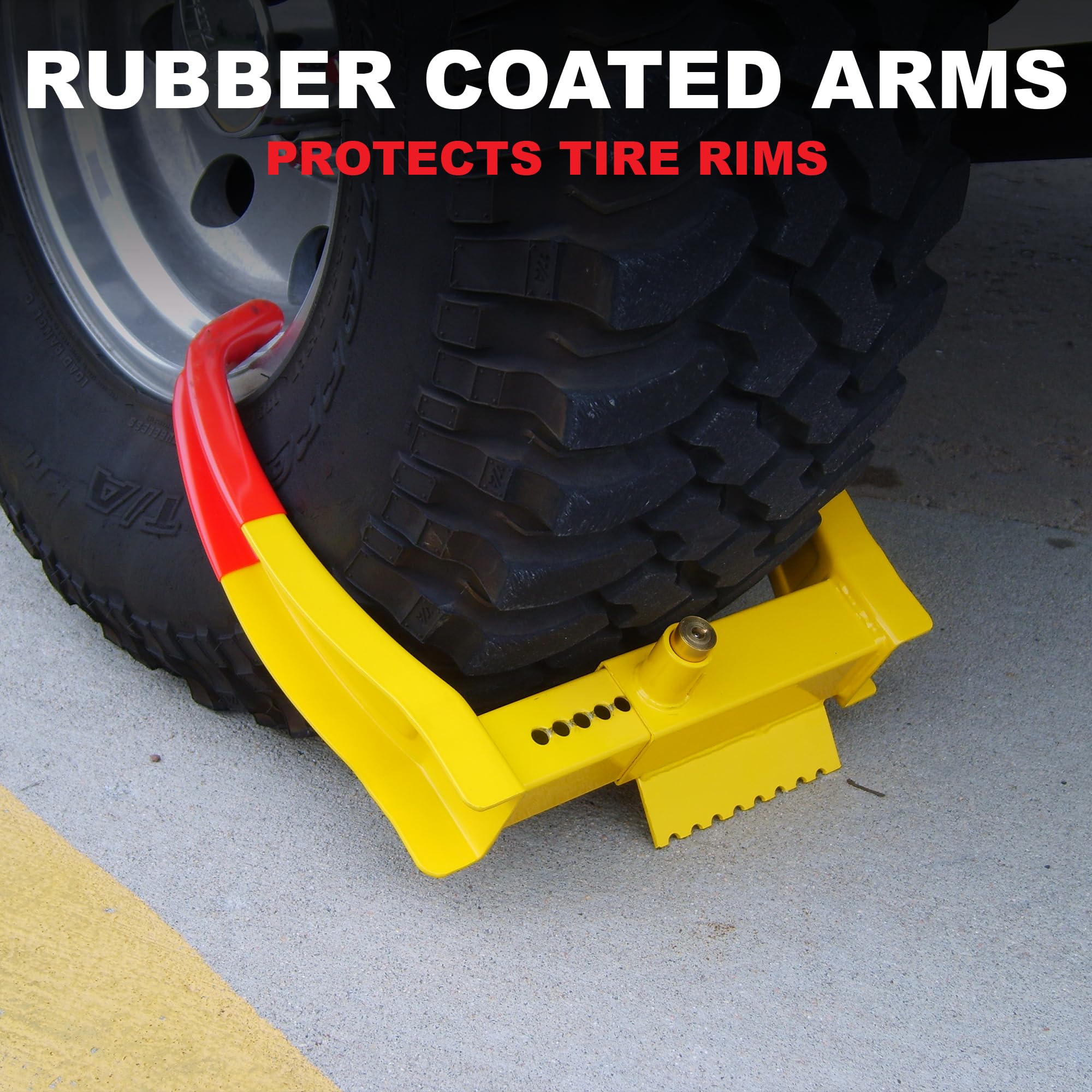 Trimax TCL75 rugged powder-coated steel body withstands harsh conditions.