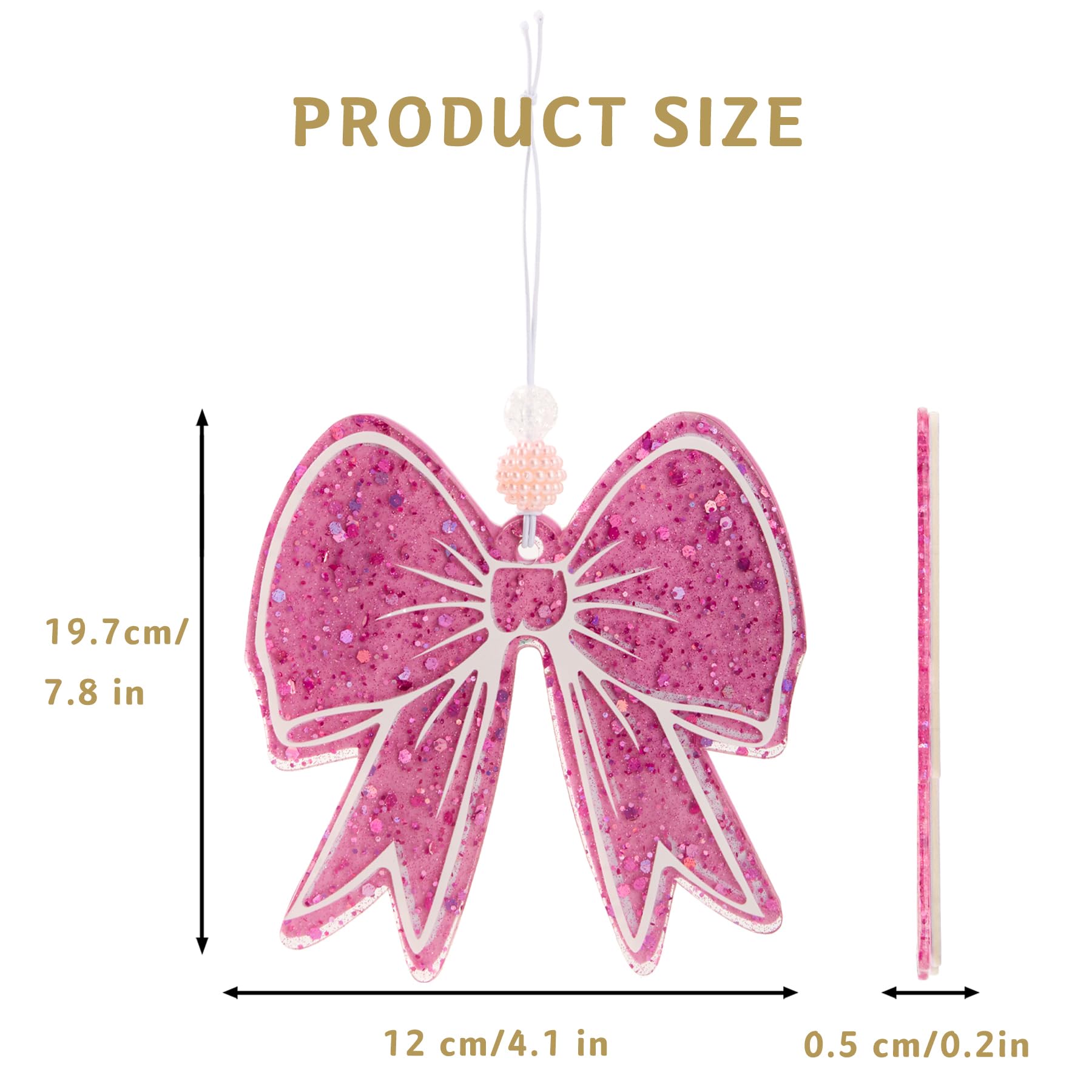 TrinhGuo pink bow car air freshener fragrance-diffusion for spaces
