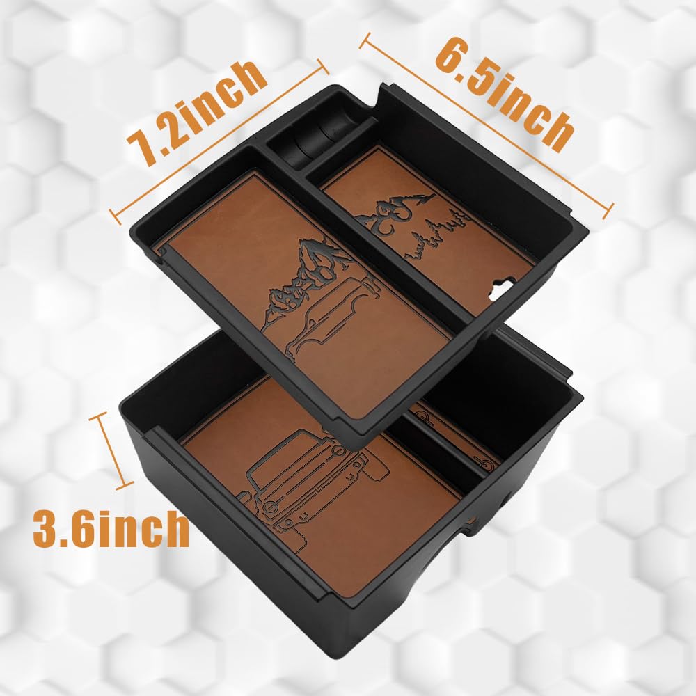 TripleAliners Bronco center console 2-4-Door fit ensures snug installation