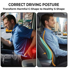 TripPal slim base shows no push-forward design for natural posture.