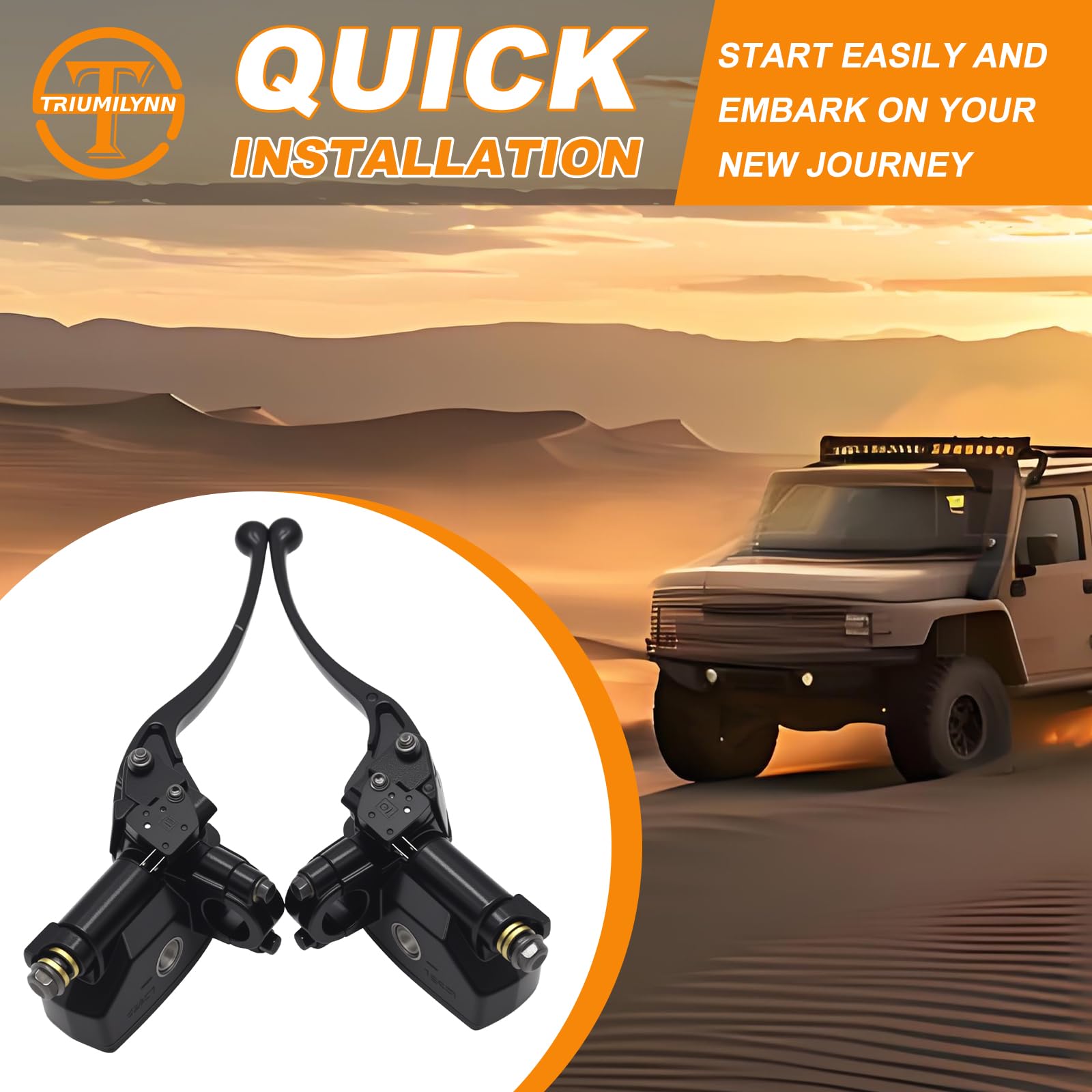 Triumilynn 7/8 inch handlebar universal compatibility enables easy upgrade