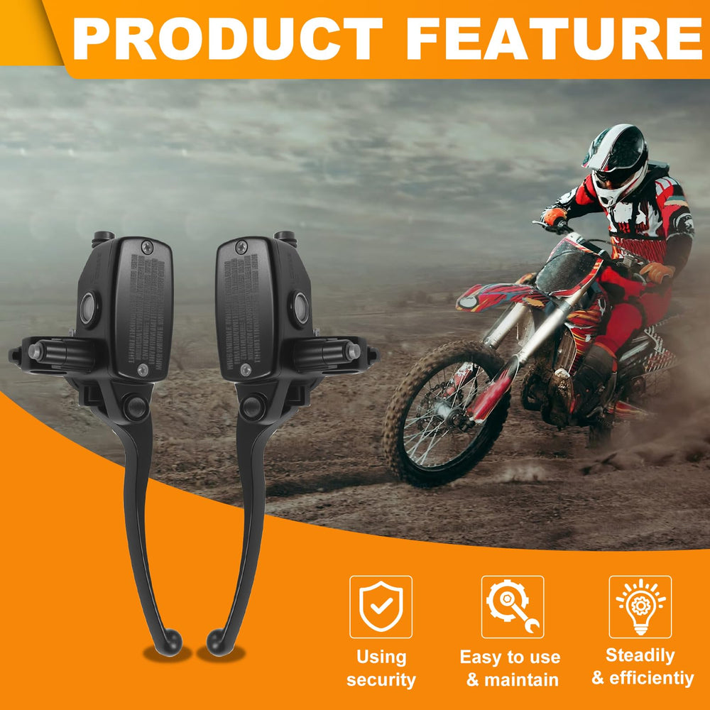 Triumilynn brake master cylinder right front view for reliable handlebar control