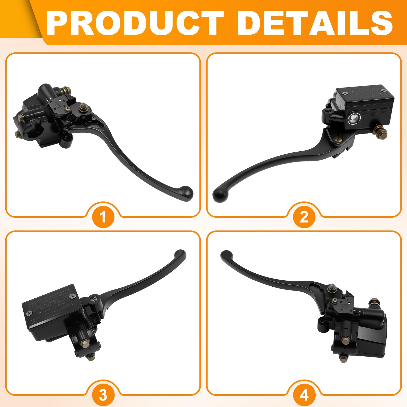 Triumilynn front-right brake master cylinder compatible with FourTrax models for steady braking