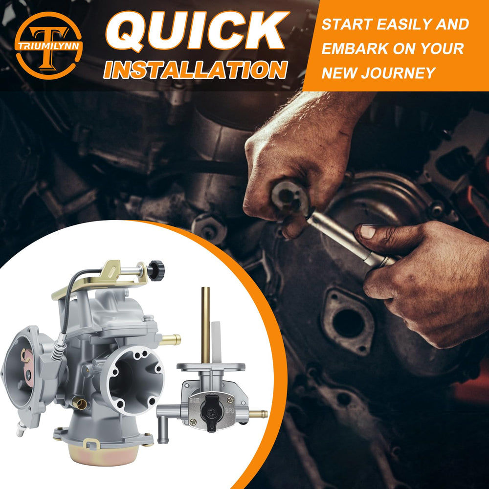 Triumilynn kit includes carburetor and valve for simple maintenance.