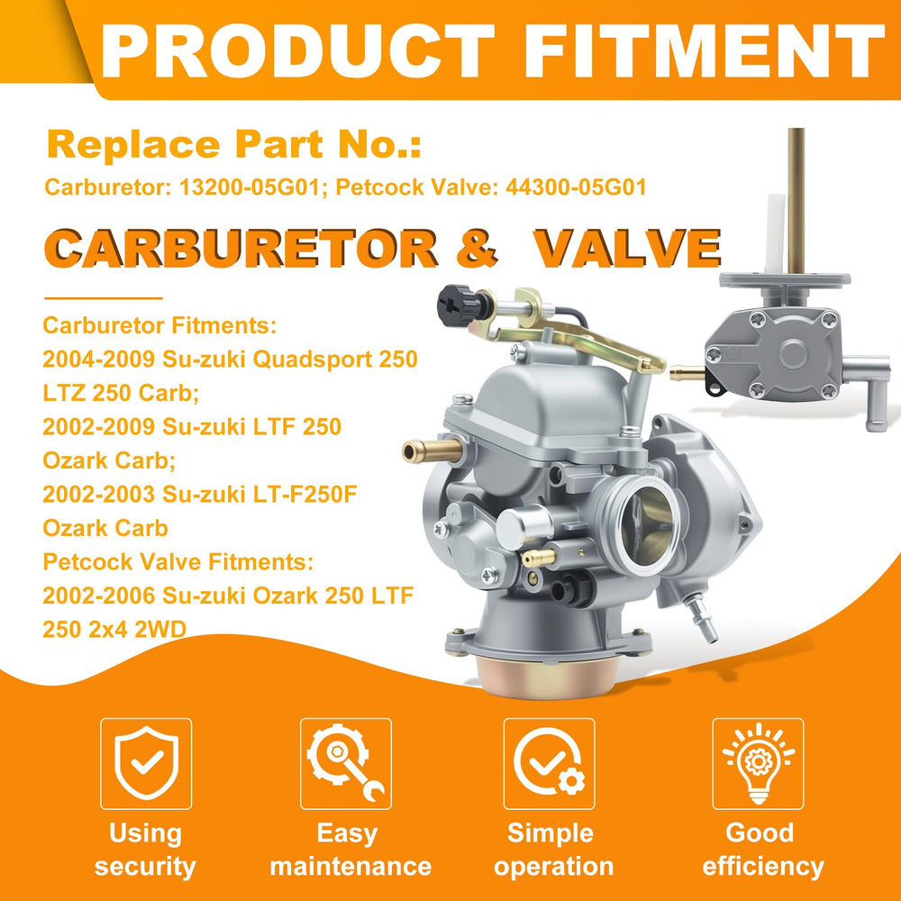 Triumilynn petcock valve 44300-05G01 ensuring reliable fuel shutoff.