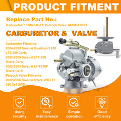 Triumilynn petcock valve 44300-05G01 ensuring reliable fuel shutoff.
