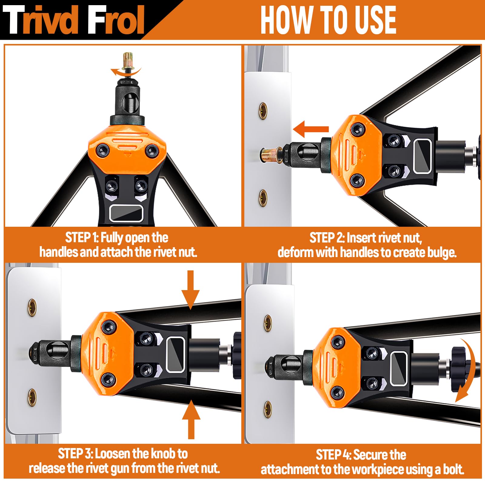Trivd Frol 281pc nut assortment, ready for diverse projects