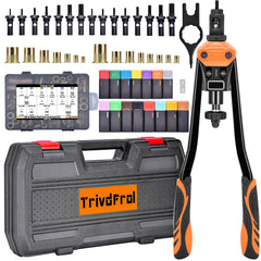 Trivd Frol 16in rivet nut tool front view, sturdy build for reliable riveting