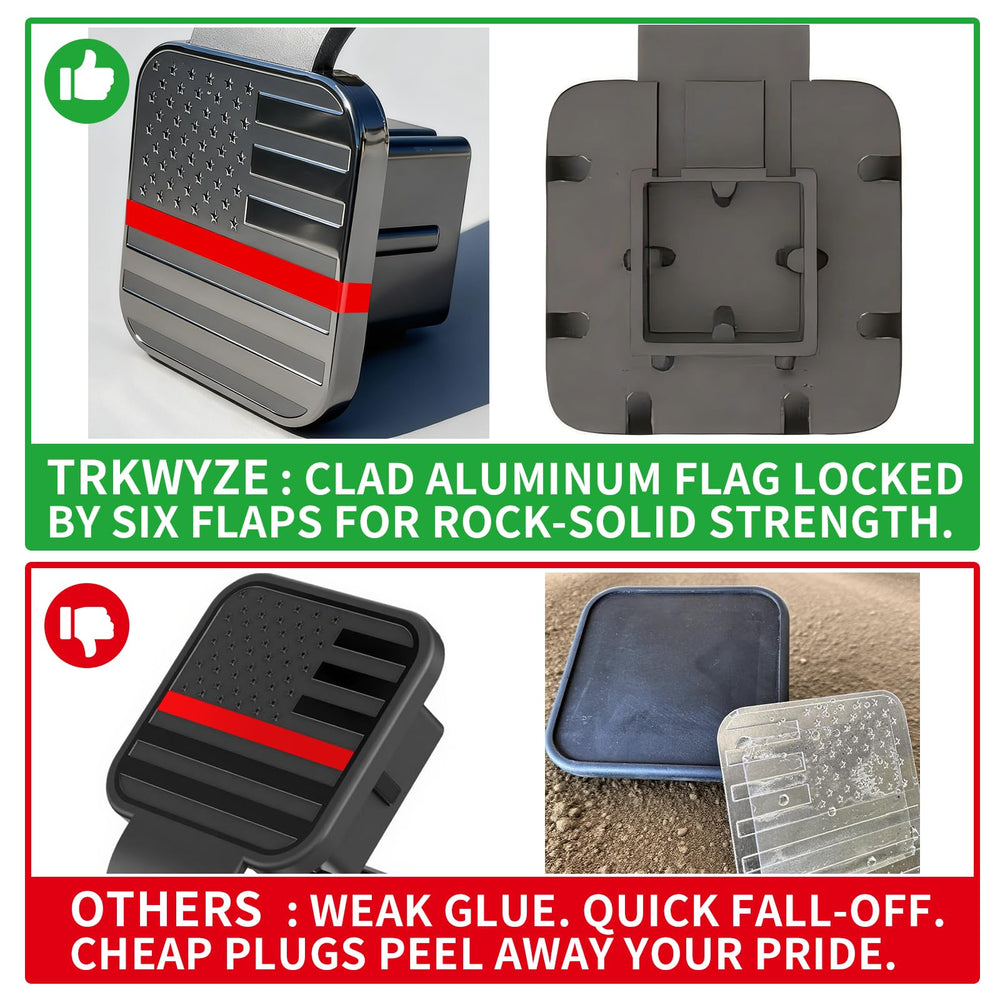 TrkWyze hitch cover remains car-wash safe under high-pressure spray.