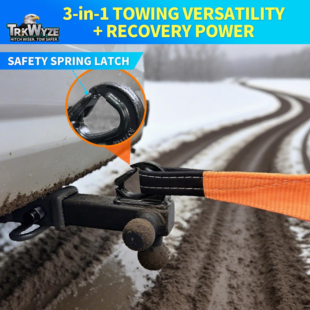 TrkWyze electrophoretic coating enhances rust resistance on hitch components.