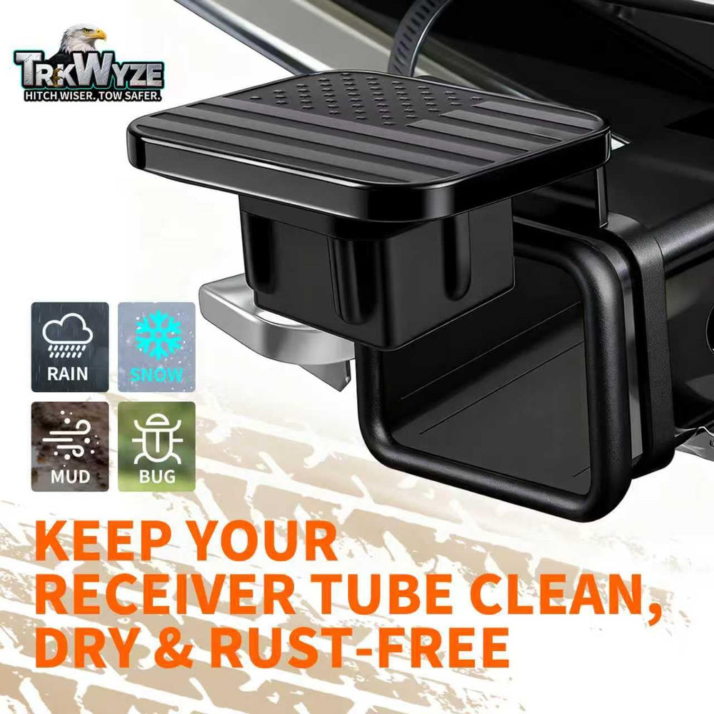 TrkWyze locking flaps ensure a firm, secure fit for the flag plate