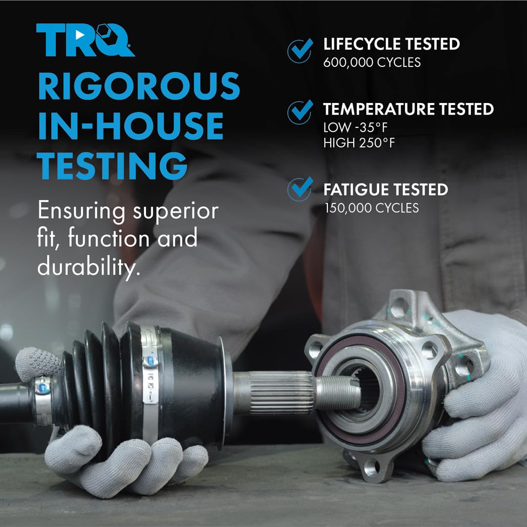 TRQ application-specific design ensures perfect spline and thread fit.