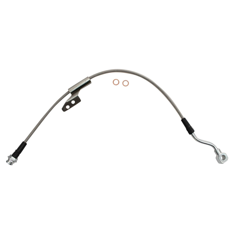 TRQ DOT-certified brake hose logo confirms safety standards.
