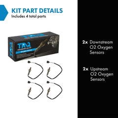 TRQ downstream O2 sensor ensures precise exhaust monitoring for smoother idle.