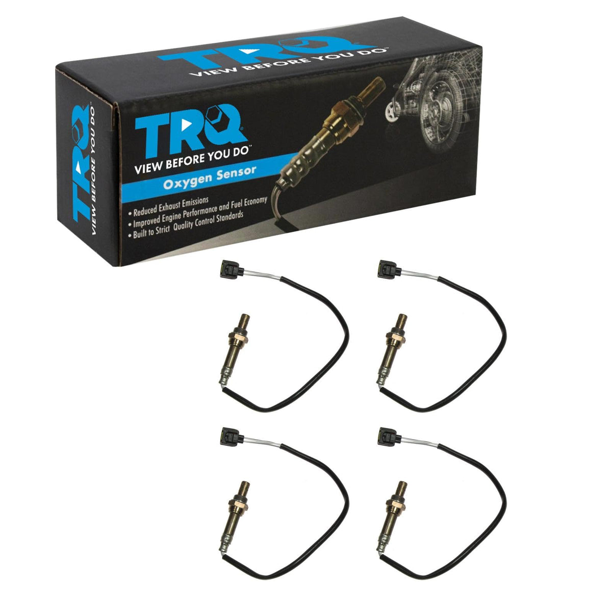 TRQ engine o2 02 upstream-downstream kit ready for direct-fit installation.