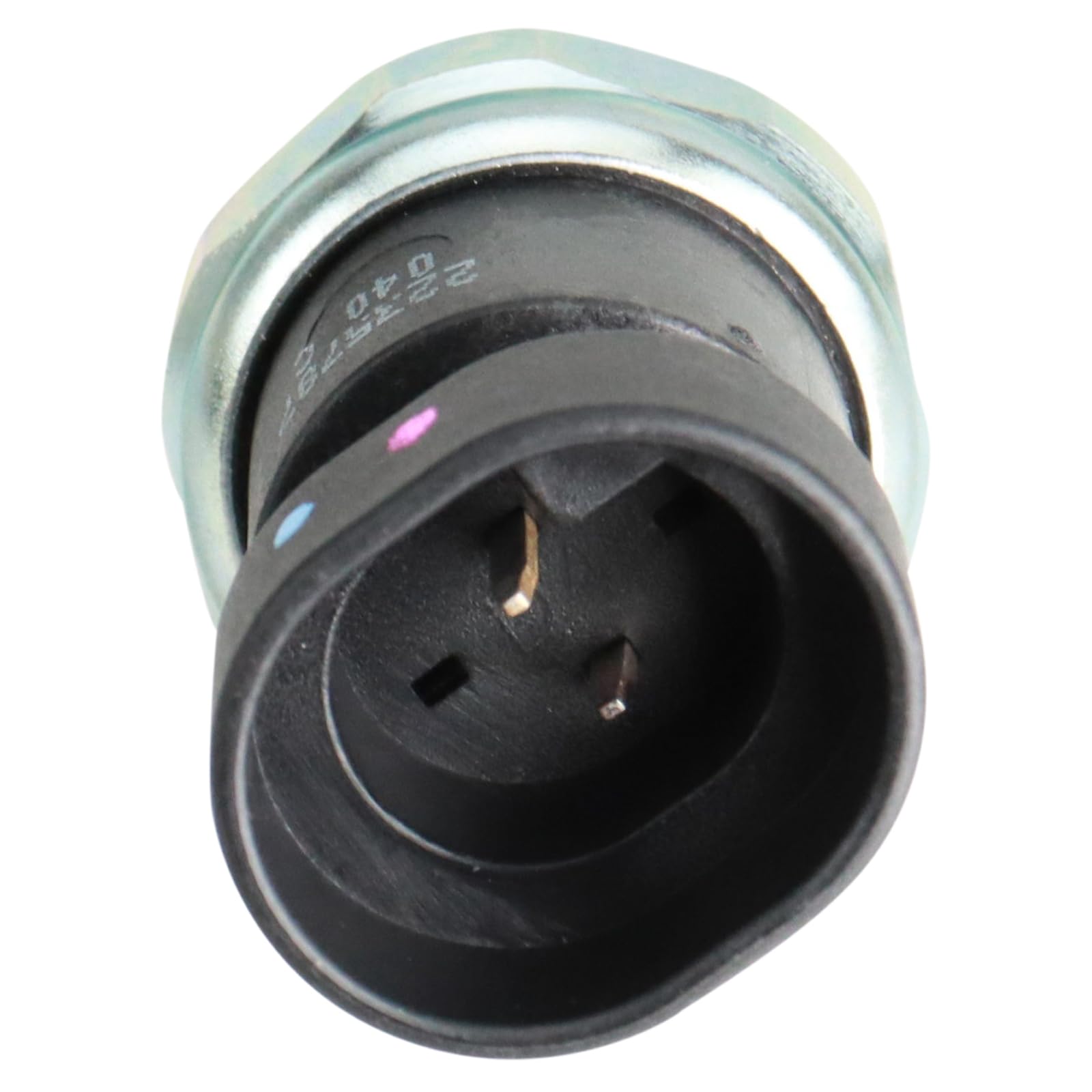 TRQ oil pressure switch installed under the hood for accurate sensing