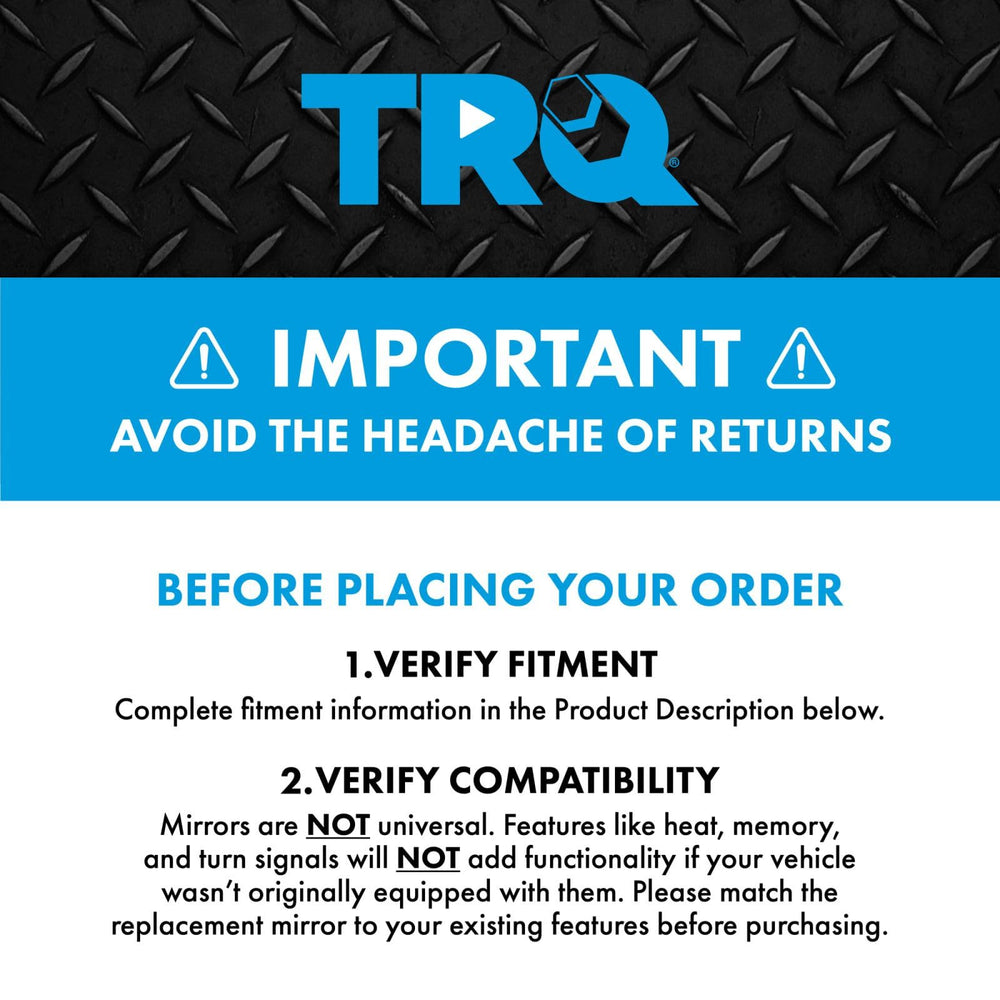 TRQ mirror housing with integrated turn signal for Forester