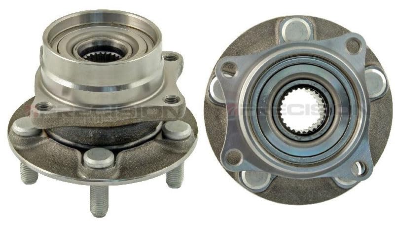 TRQ wheel bearing kit in box shows front driver and passenger hub assemblies
