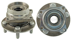 TRQ wheel bearing kit in box shows front driver and passenger hub assemblies