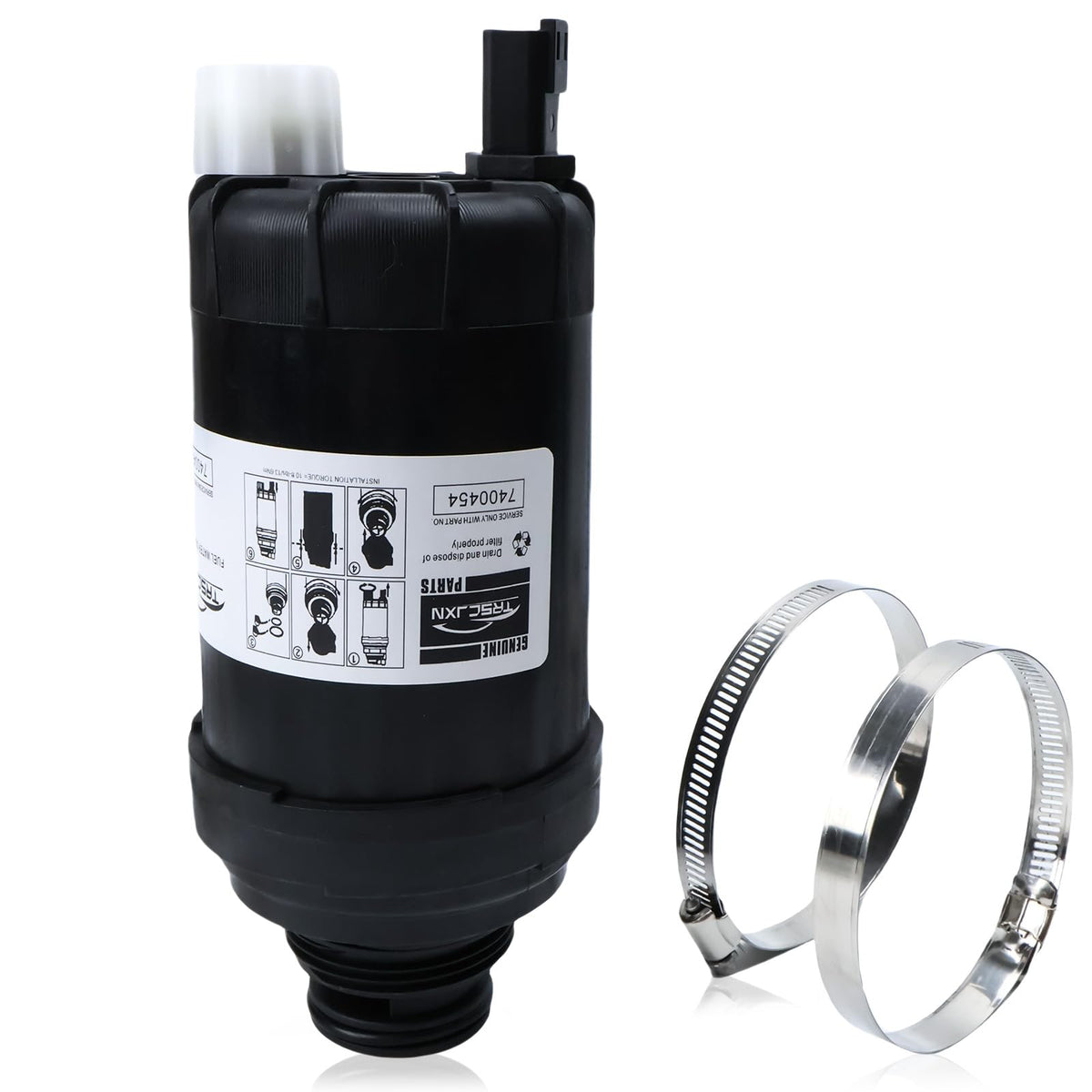 TRSCJXN 7400454 fuel filter water separator for Bobcat A770 improves water separation