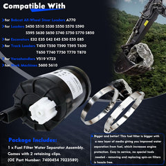 TRSCJXN 7400454 provides durable filtration for track loaders and other work machines