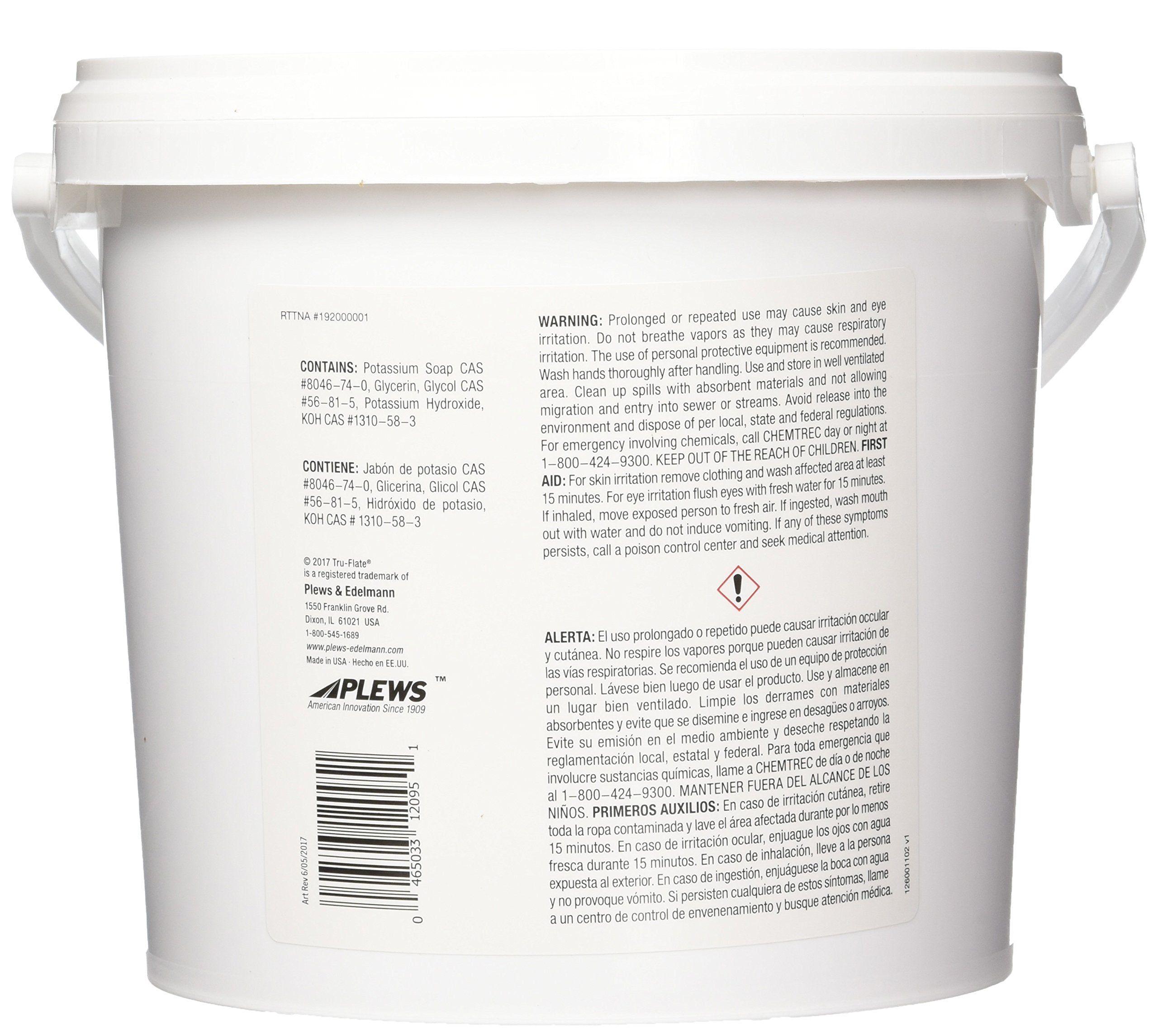 Tru-Flate Stuf tire mounting lubricant shown in application for smoother bead seating.