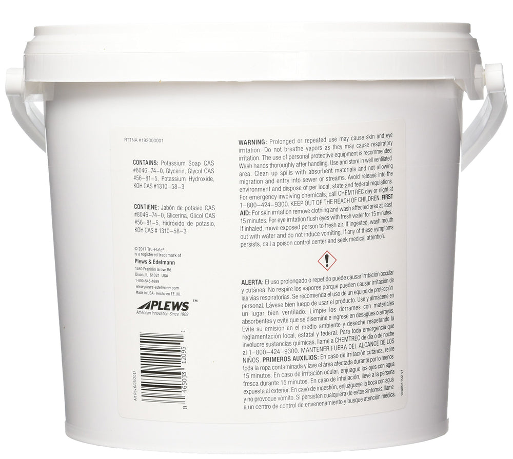 Tru-Flate Stuf tire mounting lubricant shown in application for smoother bead seating.