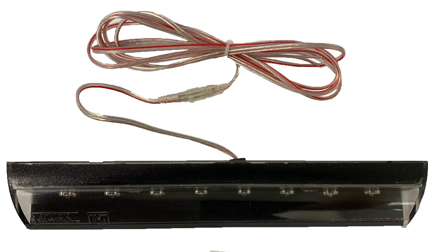 Truck Upfitters LED 3rd brake light close-up showing 8-LED array for visibility