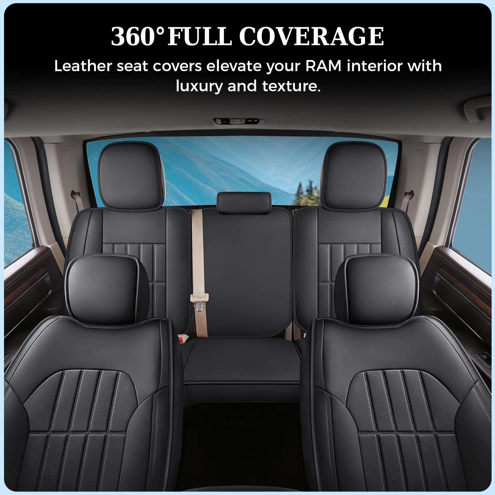 Truckiipa dust and spill protection helps keep cabin surfaces clean.